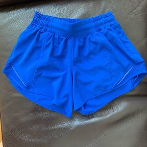 Royal Blue Hotty Hot lululemon shorts